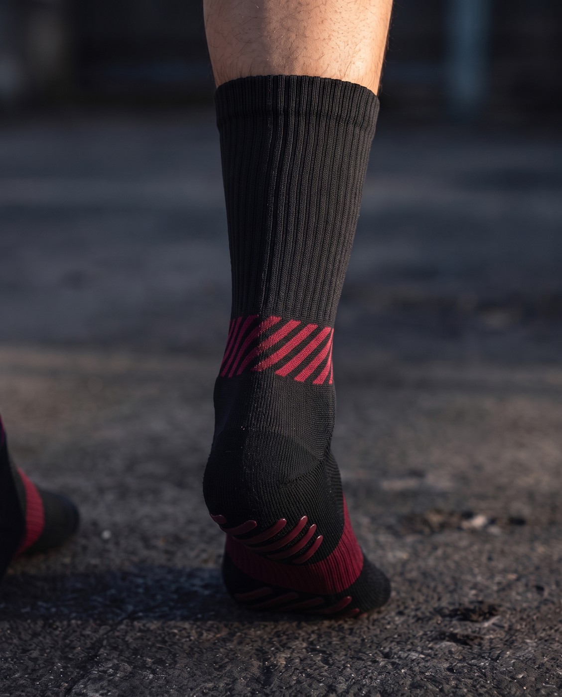 Grip Socks, Carbon: Back