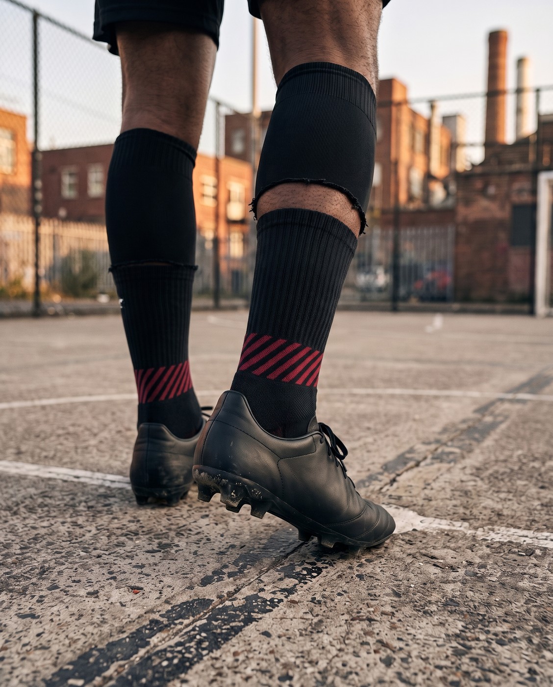 Grip Socks, Carbon: On the court